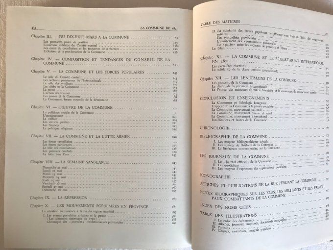 Livre La commune de 1871,  Édition originale de 1960