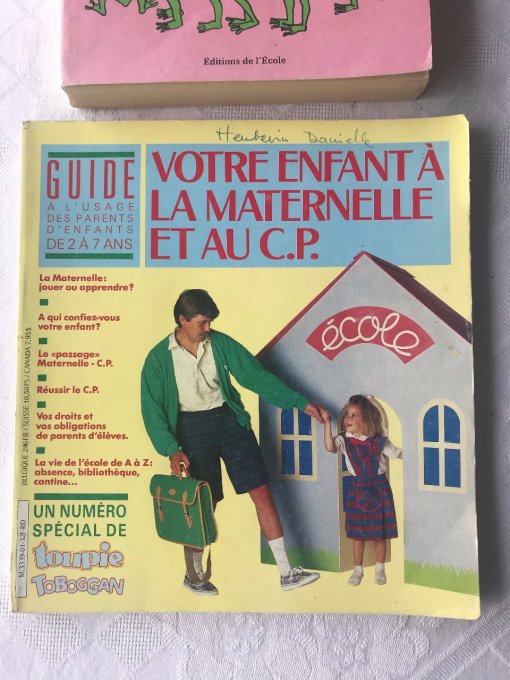 Livre et guide pour accompagner les jeunes enfants, De Gisèle Besche et édition Milan