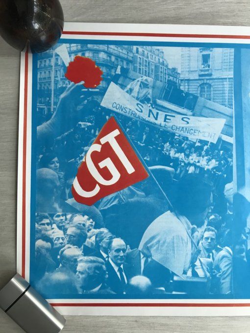 2 Affiches du magazine LE PEUPLE, Revue de la CGT