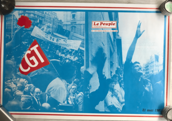 2 Affiches du magazine LE PEUPLE, Revue de la CGT