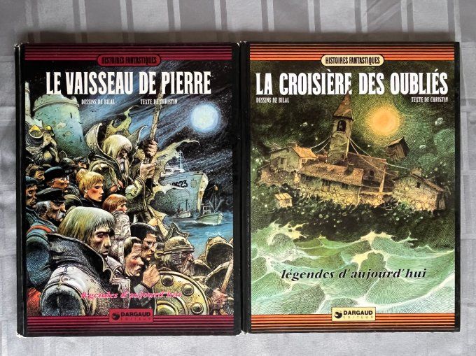 2 Albums, Bd Le vaisseau de pierre et La croisière des oubliés, Histoires fantastiques, Dargaud