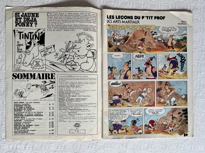 2 bd, Les aventures de Tintin, Coke en Stock et Hebdo Tintin, Spécial Japon
