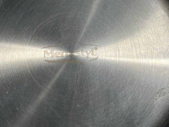 2 Poêles de la marque Menastyl Trinox 24/28cm, en inox