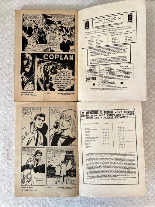 2 Revues vintage pour adultes ! Flash espionnage et Hallucinations,  Comics Pocket