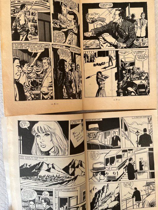 2 Revues vintage pour adultes ! Flash espionnage et Hallucinations,  Comics Pocket