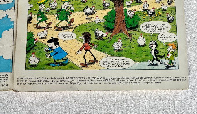 3 Albums Pif Comique, Vintage, des années 80