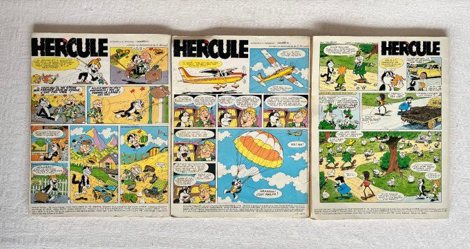 3 Albums Pif Comique, Vintage, des années 80
