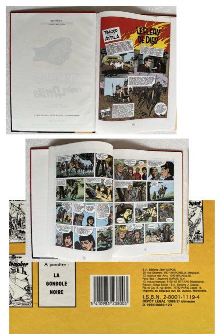 3 Bandes dessinées, Les Timour de Sirius aux éditions Dupuis