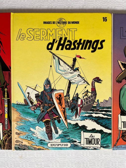 3 Bandes dessinées, Les Timour de Sirius aux éditions Dupuis