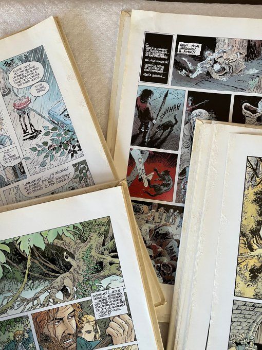 4 Bandes dessinées de Makyo et Vicomte, Balade au bout du monde, Tome 1 à 4