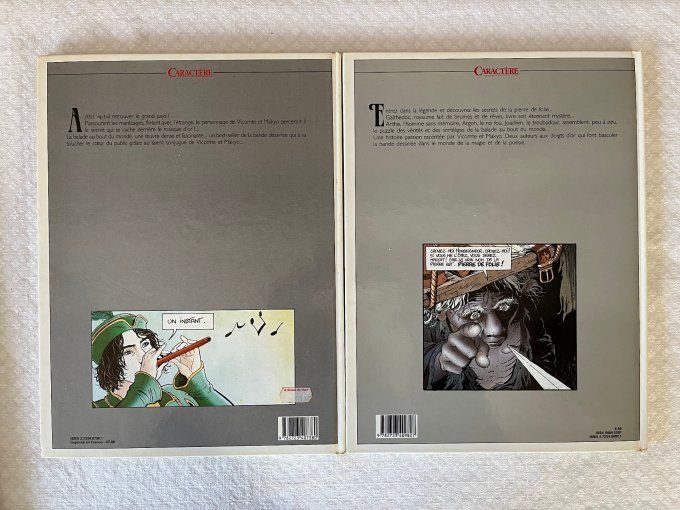 4 Bandes dessinées de Makyo et Vicomte, Balade au bout du monde, Tome 1 à 4