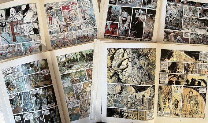 4 Bandes dessinées de Makyo et Vicomte, Balade au bout du monde, Tome 1 à 4