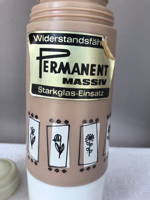 Thermos vintage, années 50/60, Permanent Massiv, Widerstansfähigar