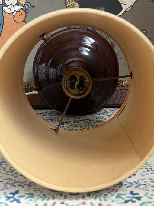 Petite lampe à poser en céramique, des années 70