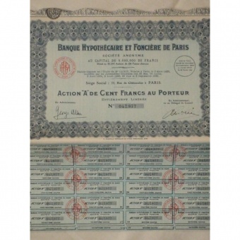 Actions hypothÃ©caire et fonciÃ¨re de Paris videgrenierdunet