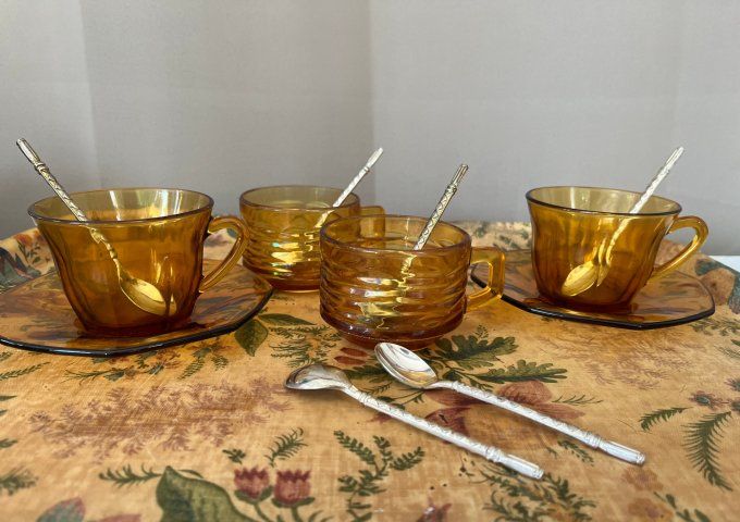 6 petites cuillères à café Yves Rocher, Vintage
