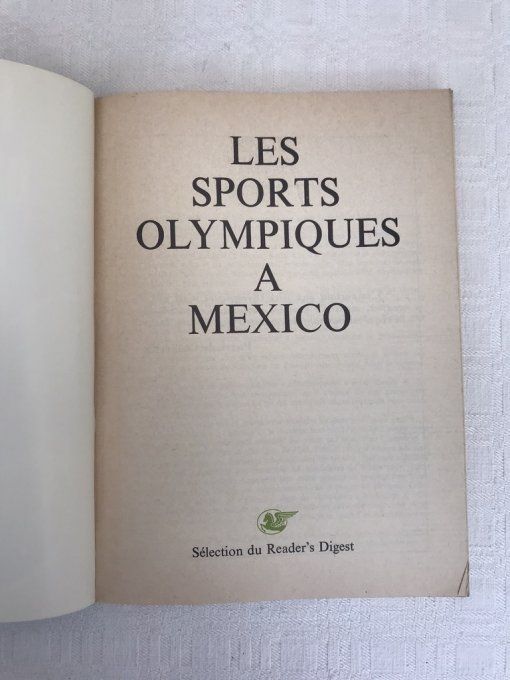 livre Les sports olympiques à Mexico 1968
