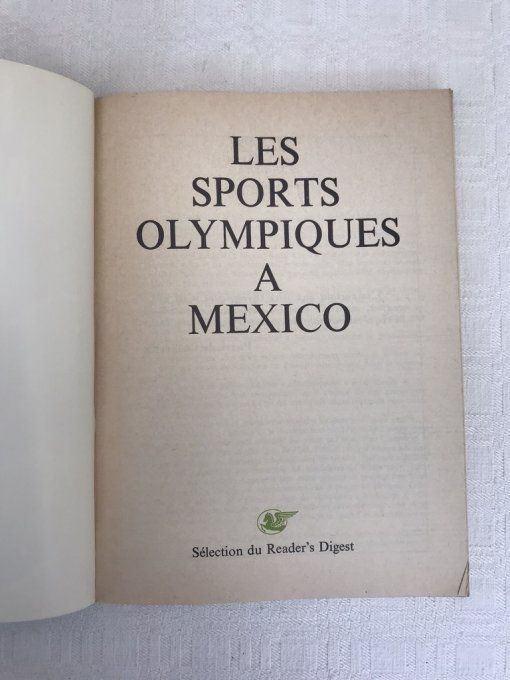 livre Les sports olympiques à Mexico 1968