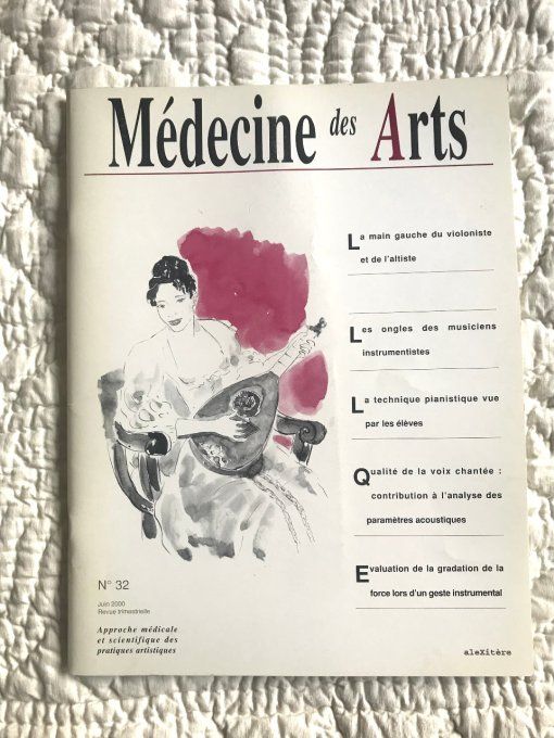7 Revues Médecine des arts, Étude médicale et scientifique des pratiques artistiques