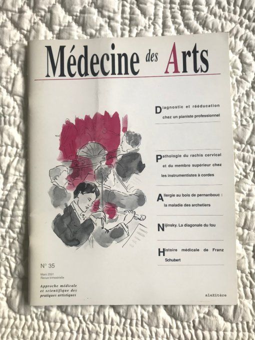 7 Revues Médecine des arts, Étude médicale et scientifique des pratiques artistiques