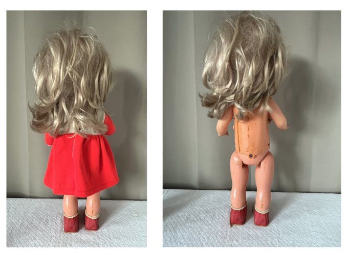 Poupée de collection vintage, Chantal, de 1972, Gégé BS2