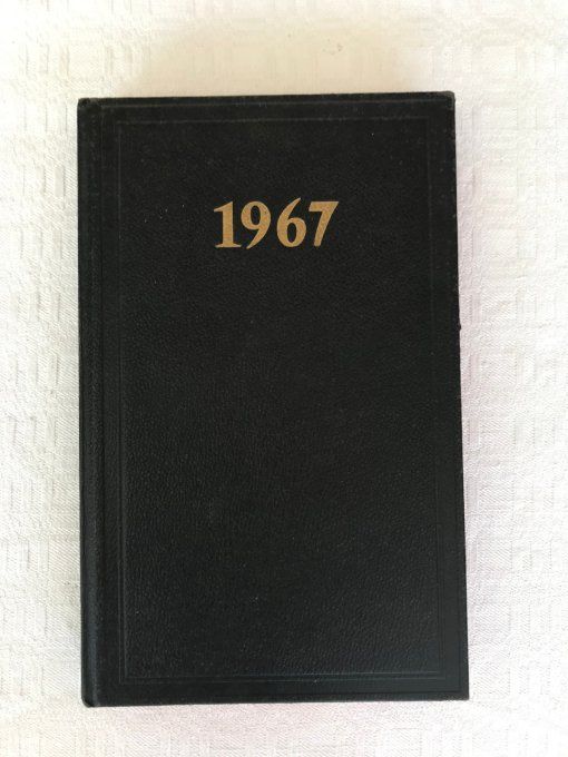 Agenda de 1967, vierge, Vintage