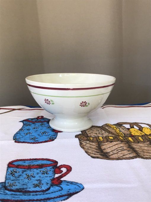 Ancien bol grand modèle, petites fleurs, gien