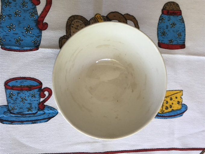 Ancien bol grand modèle, petites fleurs, gien
