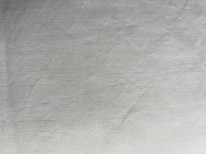 197 X 305 Ancien drap en lin, initiales brodé FR