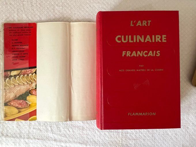 Ancien livre de cuisine, L'art culinaire Français par nos grands maitres de la cuisine, Flammarion