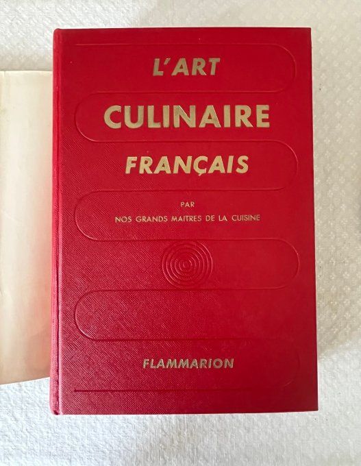 Ancien livre de cuisine, L'art culinaire Français par nos grands maitres de la cuisine, Flammarion