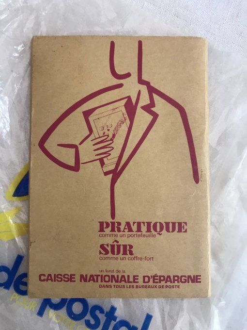 Ancien livret des postes et télécommunications, Code Postal de 1972 et une poche plastique