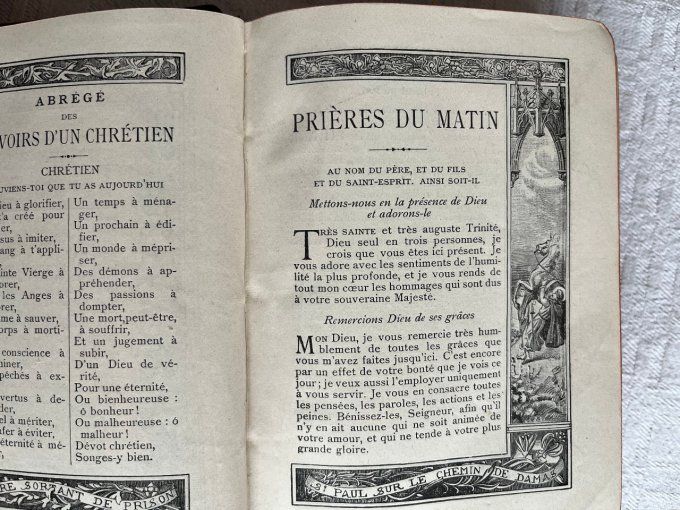 Ancien missel romain Zech et Fils, N° 1000, Année 1908