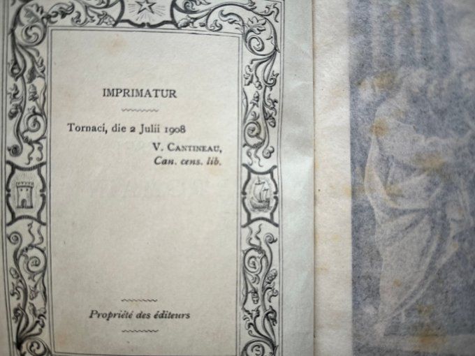 Ancien missel romain Zech et Fils, N° 1000, Année 1908