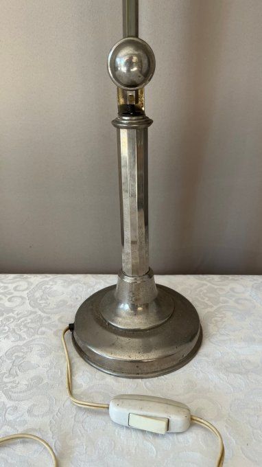 Ancienne lampe de bureau Art Deco Pirouett des années 30, à bras orientable.