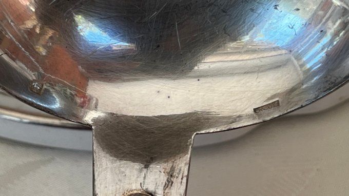 Ancienne Louche Ercuis en Métal Argenté, modèle Filet – Chinon