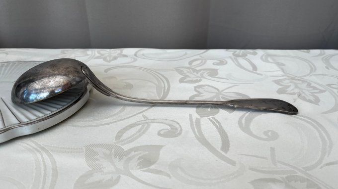 Ancienne Louche Ercuis en Métal Argenté, modèle Filet – Chinon