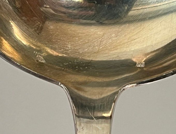 Ancienne ménagère en métal argenté, art déco, 84 pièces, poiçon Albert Frionnet