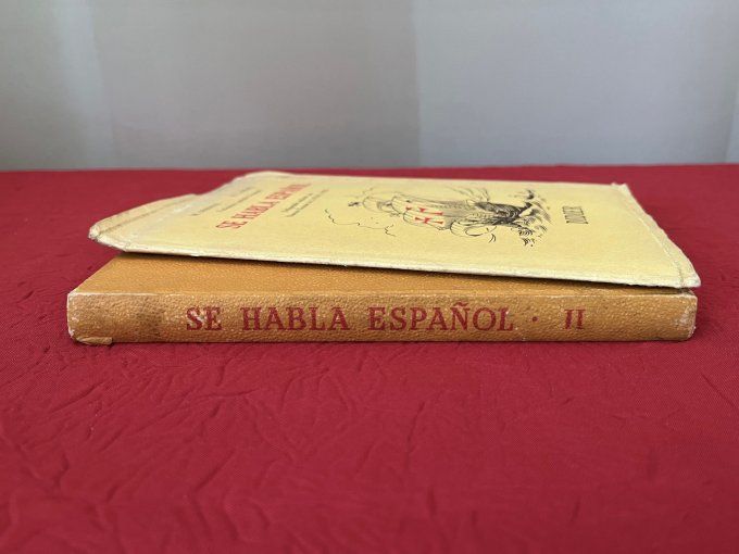 Anciens livres scolaires d'espagnol, Se Habla Español, Librrairie Didier Paris Par Maraval et Michel