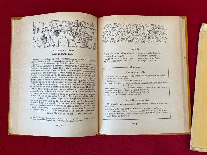 Anciens livres scolaires d'espagnol, Se Habla Español, Librrairie Didier Paris Par Maraval et Michel