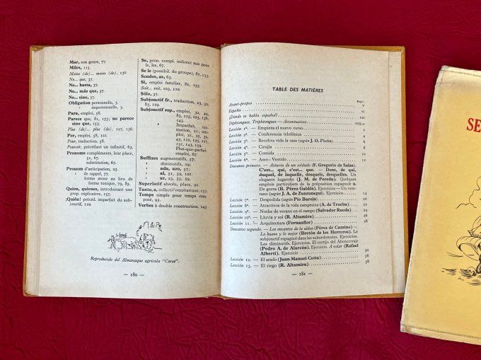 Anciens livres scolaires d'espagnol, Se Habla Español, Librrairie Didier Paris Par Maraval et Michel