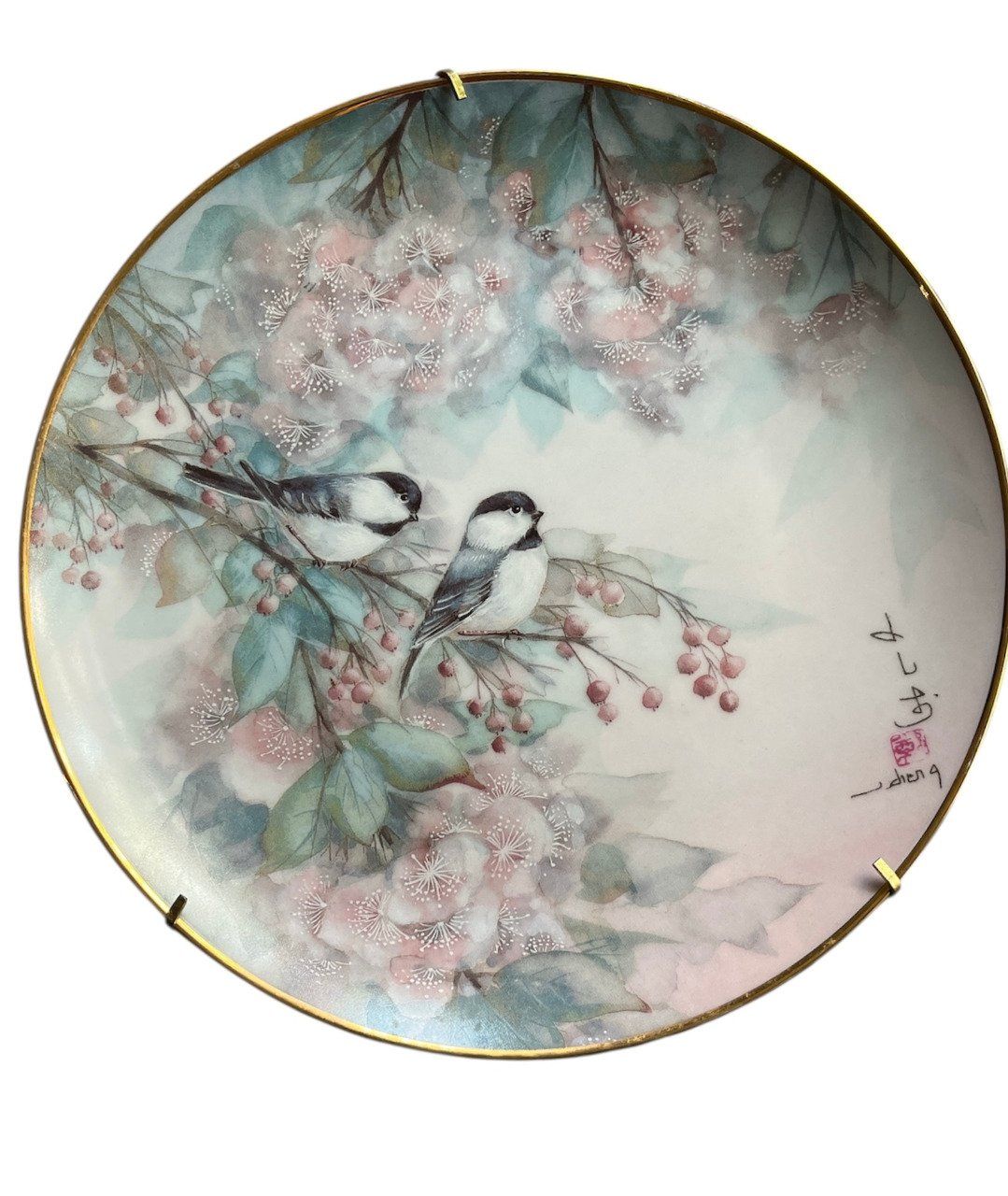 Assiette florale, « Song of the Cherry Blossom » – Le Chant des Fleurs de Cerisier Assiette florale, « Song of the Cherry Blossom » – Le Chant des Fleurs de Cerisier