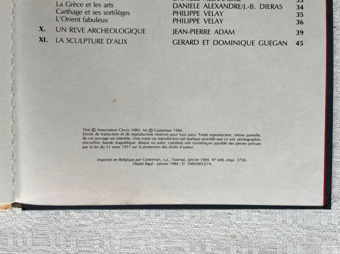 Bd Ave Alix de Jacques Martin, EO 1984