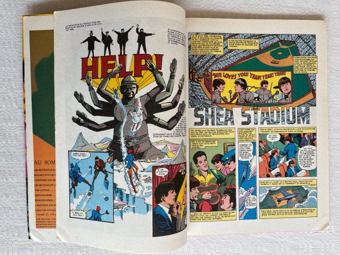 Bd Beatles Story , Marvel super Spécial ! Album Artima, vintage