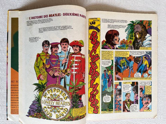 Bd Beatles Story , Marvel super Spécial ! Album Artima, vintage