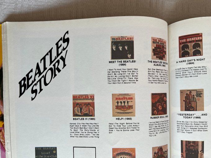 Bd Beatles Story , Marvel super Spécial ! Album Artima, vintage