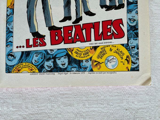 Bd Beatles Story , Marvel super Spécial ! Album Artima, vintage