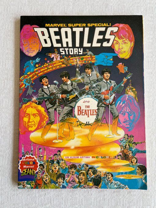 Bd Beatles Story , Marvel super Spécial ! Album Artima, vintage