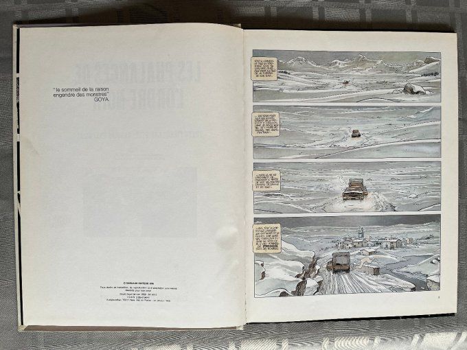 Bd Les phalanges de l'ordre noir, Enki Bilal, Édition Dargaud, 1983