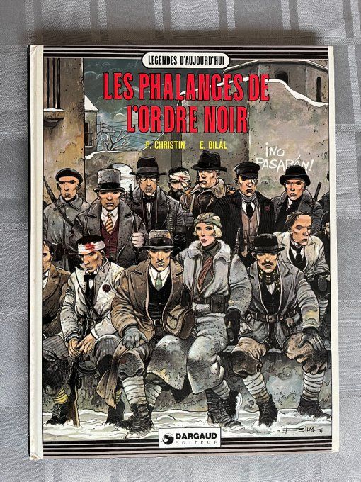 Bd Les phalanges de l'ordre noir, Enki Bilal, Édition Dargaud, 1983